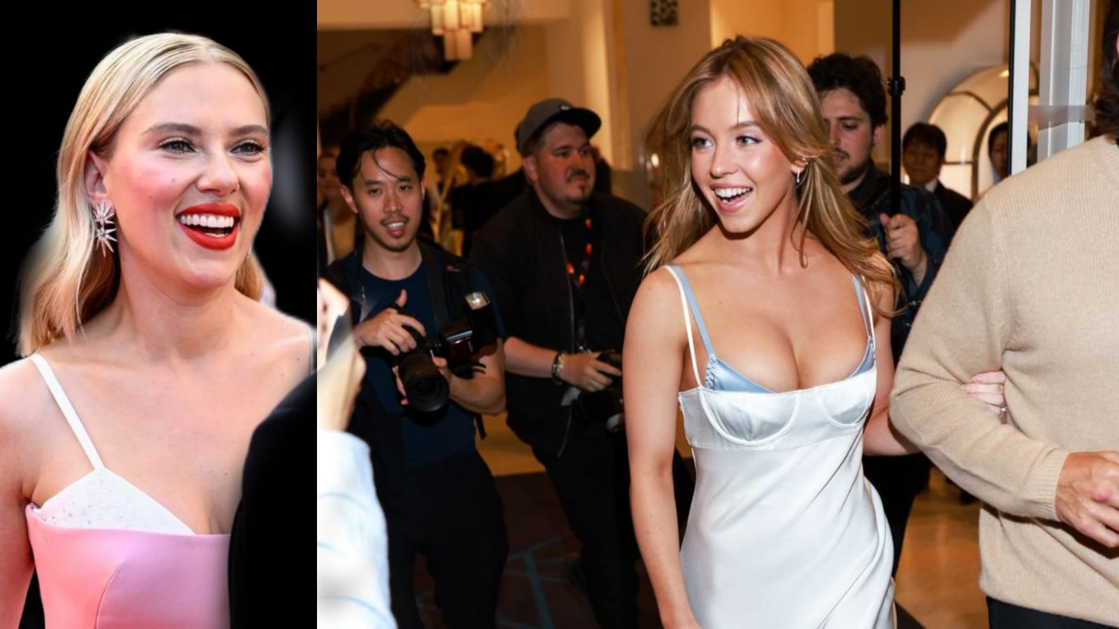 Sydney Sweeney, Olivia Wilde, Scarlett Johansson showing bra intentionally in new trend