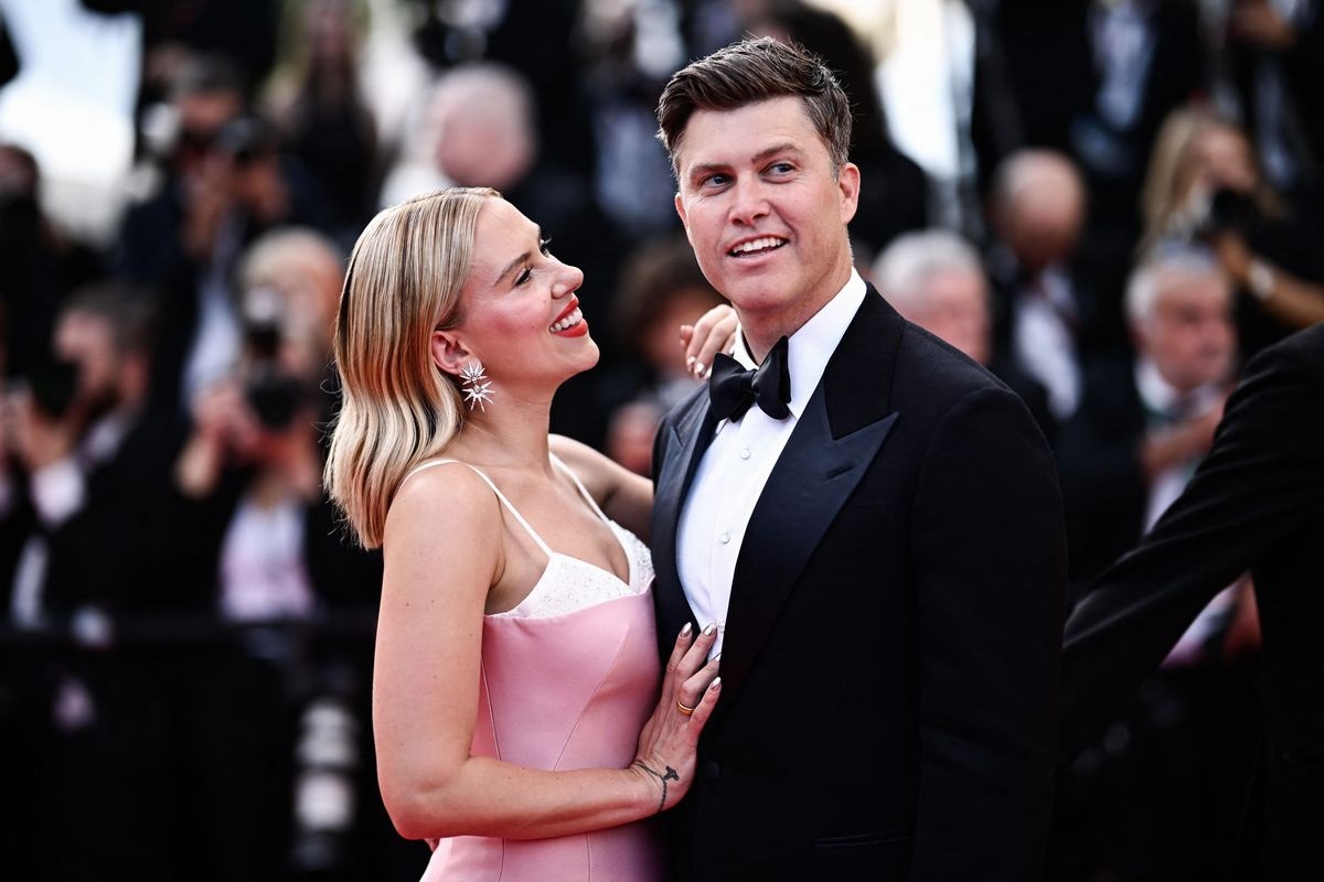 Scarlett Johansson Colin Jost