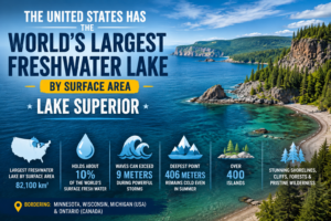 The United States Has the World’s Largest Freshwater Lake by Surface Area